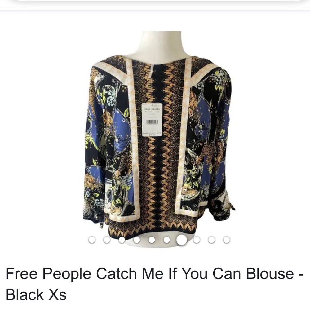 Free People Catch Me If You Can Blouse